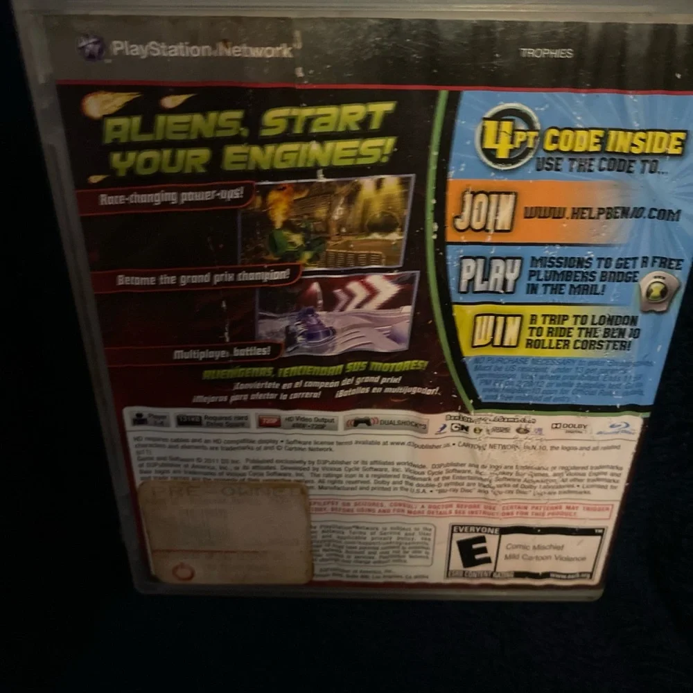 Sony PS3 Game Case Lot - Blue and Multi-Color Covers